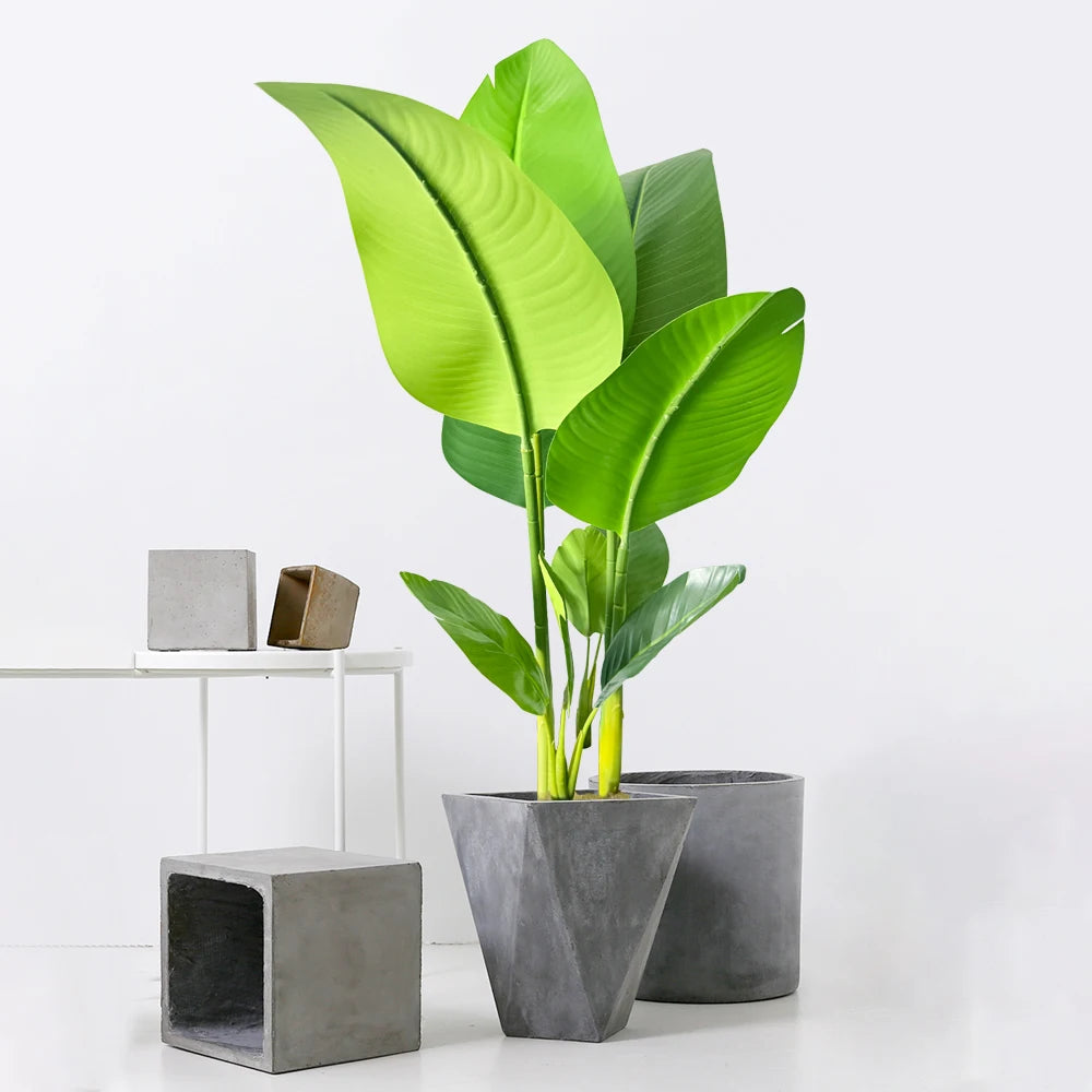 Ritadecor 37/77cm Artificial Bird of Paradise Fake Palm