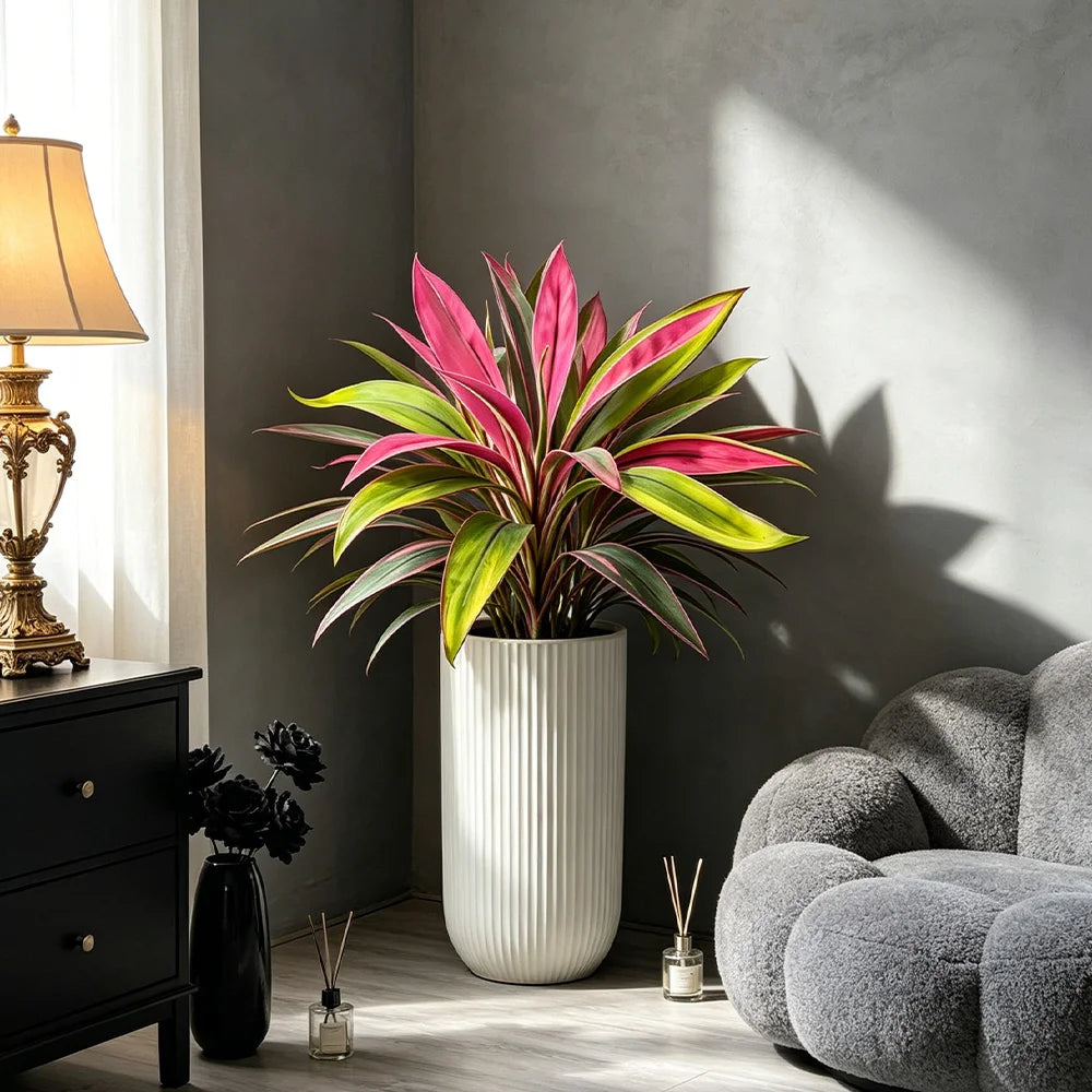 Ritadecor 45cm Artificial Dracaena Tree Fake Palm Plant