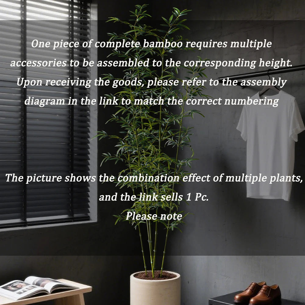 Ritadecor 160-270cm Large Artificial Bamboo Tree Fake