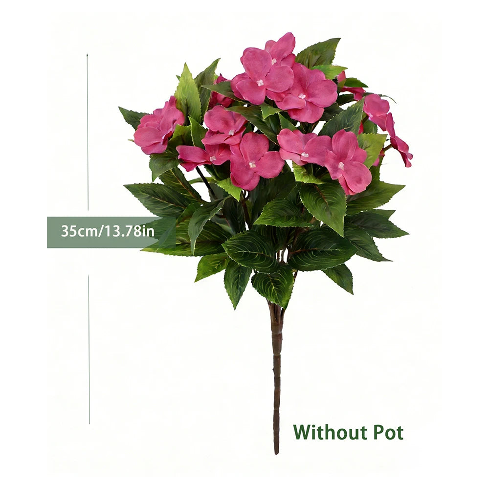 Ritadecor 35cm Artificial Balsam Bouquet Fake Hydrangea