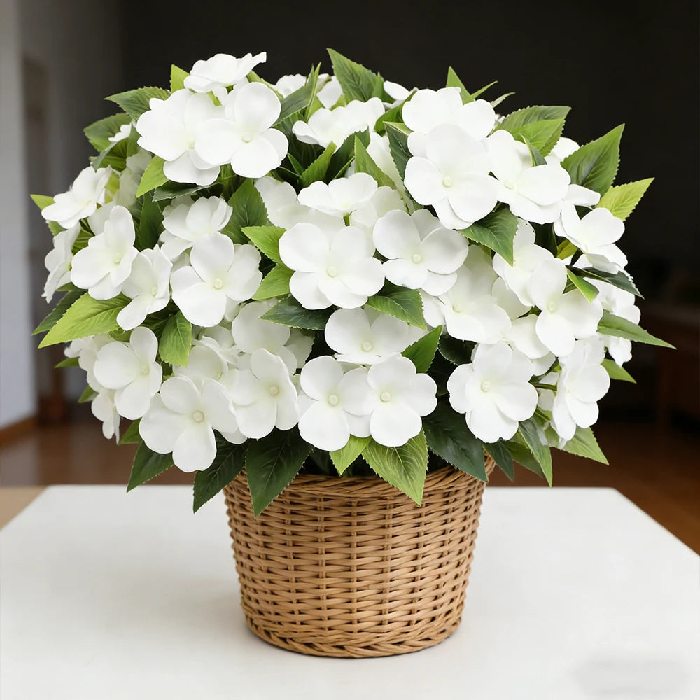 Ritadecor 35cm Artificial Balsam Bouquet Fake Hydrangea