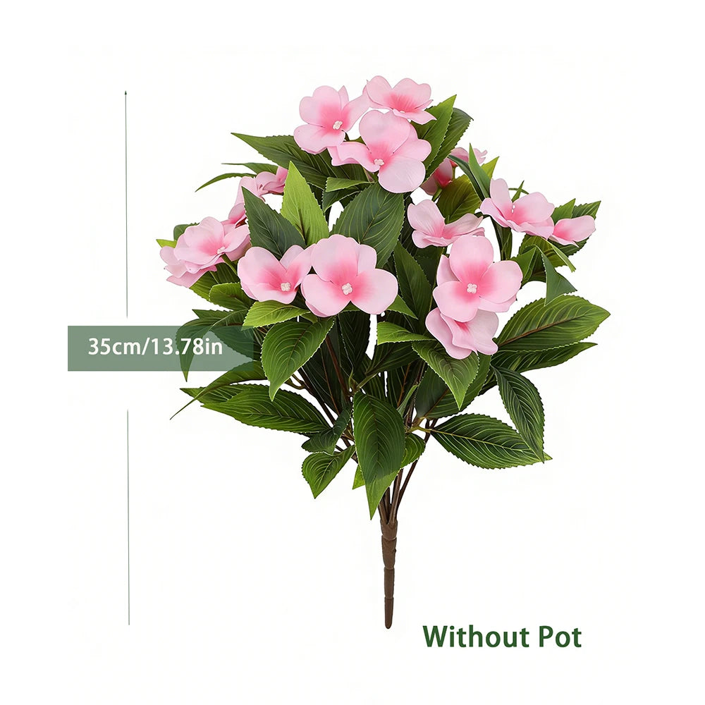 Ritadecor 35cm Artificial Balsam Bouquet Fake Hydrangea