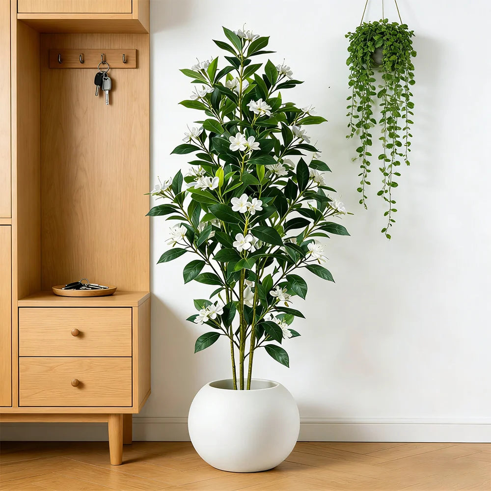 Ritadecor 80/120cm Artificial Ficus Tree Fake Banyan