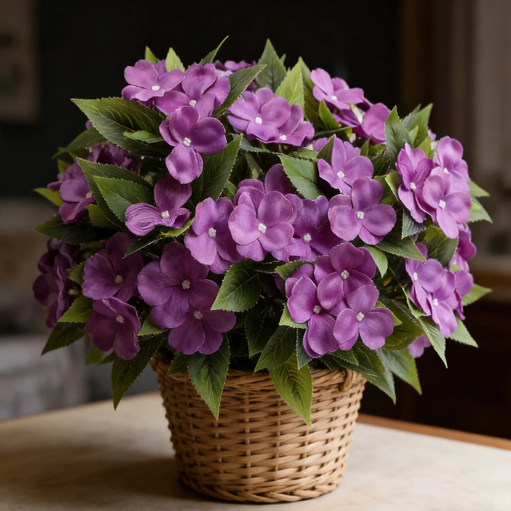 Ritadecor 35cm Artificial Balsam Bouquet Fake Hydrangea