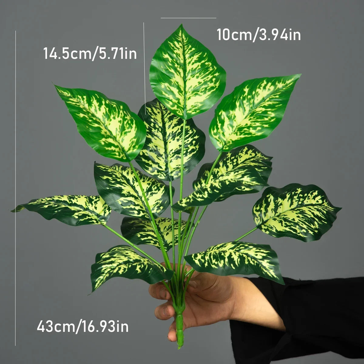 Ritadecor 43cm Fake Monstera Plant Artificial Tropical