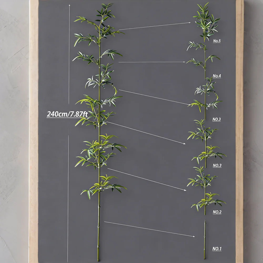 Ritadecor 160-270cm Large Artificial Bamboo Tree Fake