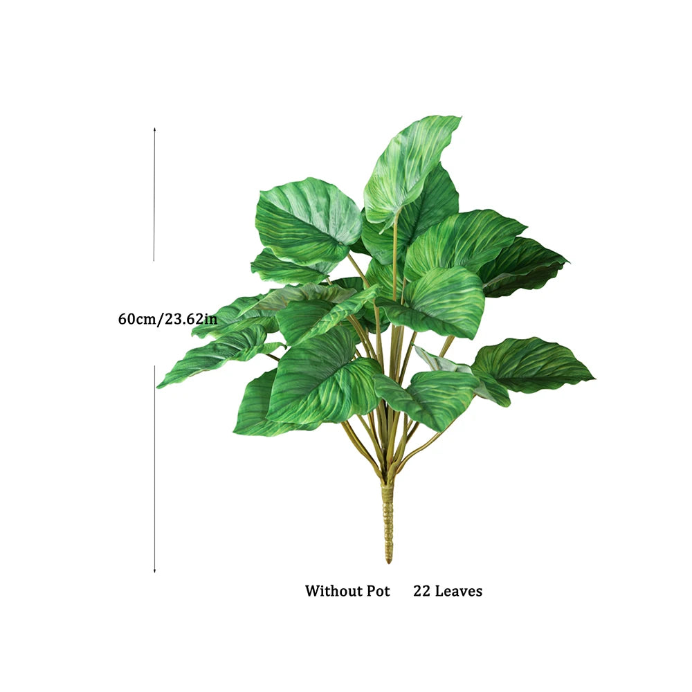 Ritadecor 47-75cm Artificial Palm Tree Fake Monstera