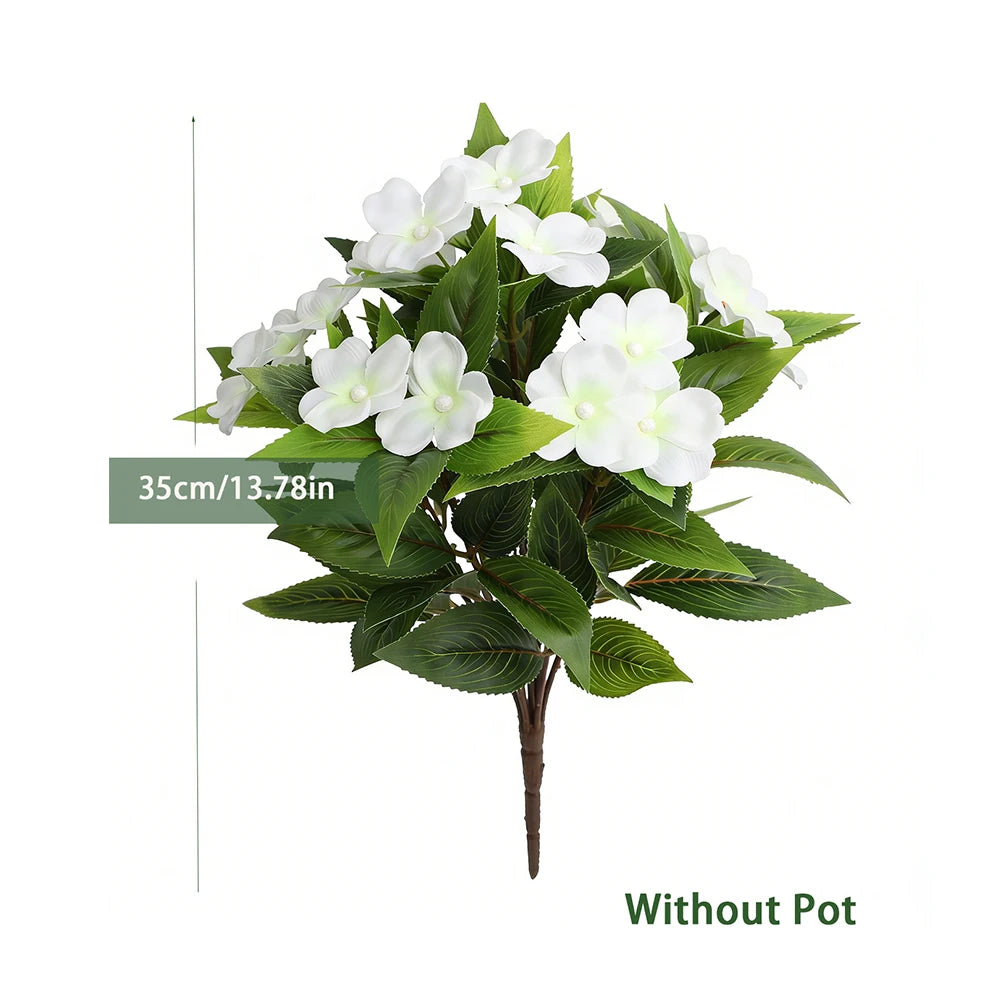 Ritadecor 35cm Artificial Balsam Bouquet Fake Hydrangea