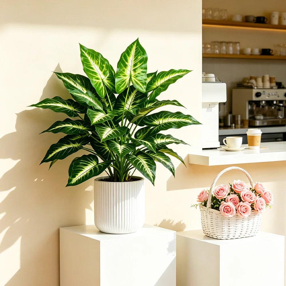 Ritadecor 43cm Fake Monstera Plant Artificial Tropical