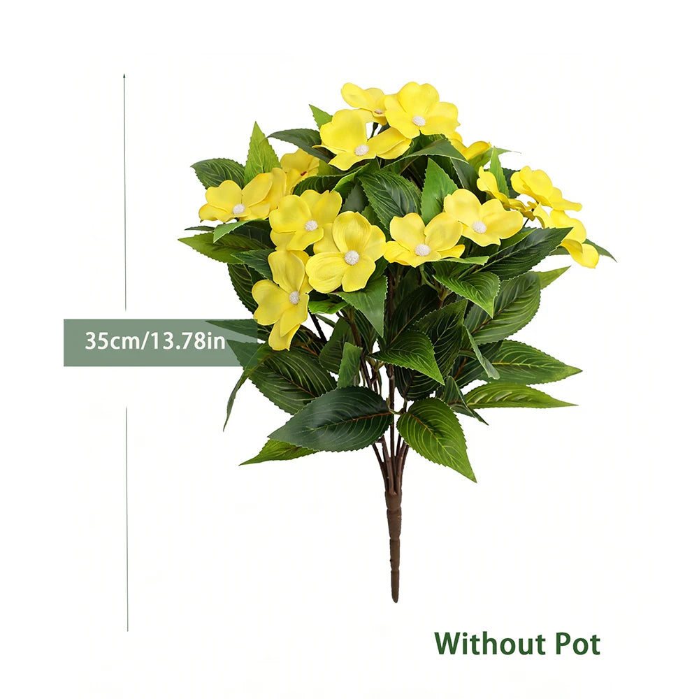 Ritadecor 35cm Artificial Balsam Bouquet Fake Hydrangea