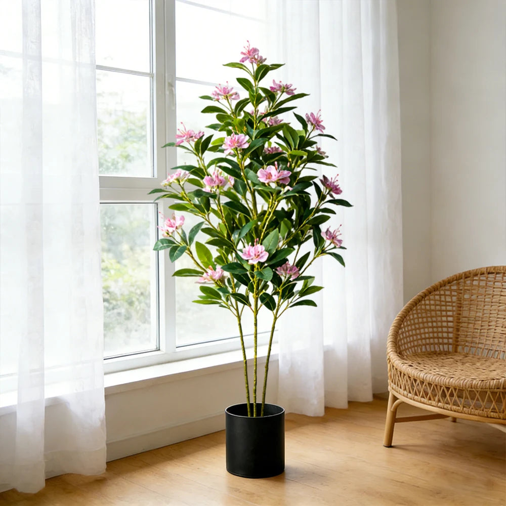 Ritadecor 80/120cm Artificial Ficus Tree Fake Banyan