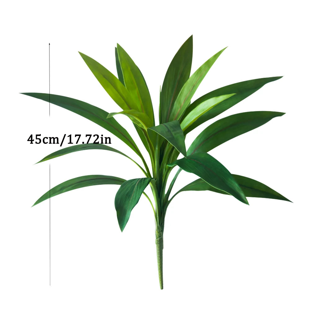 Ritadecor 45cm Artificial Dracaena Tree Fake Palm Plant