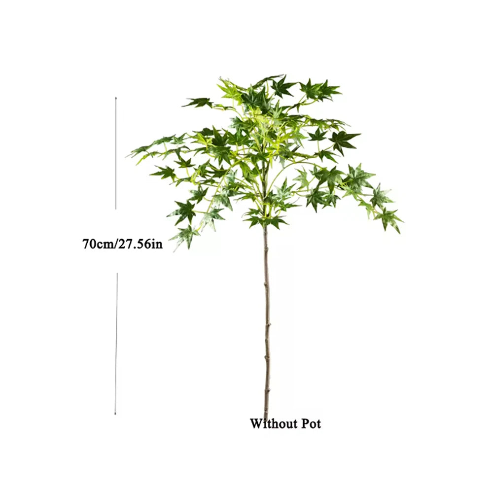 Ritadecor 70-140cm Artificial Red Maple Tree Fake Plant