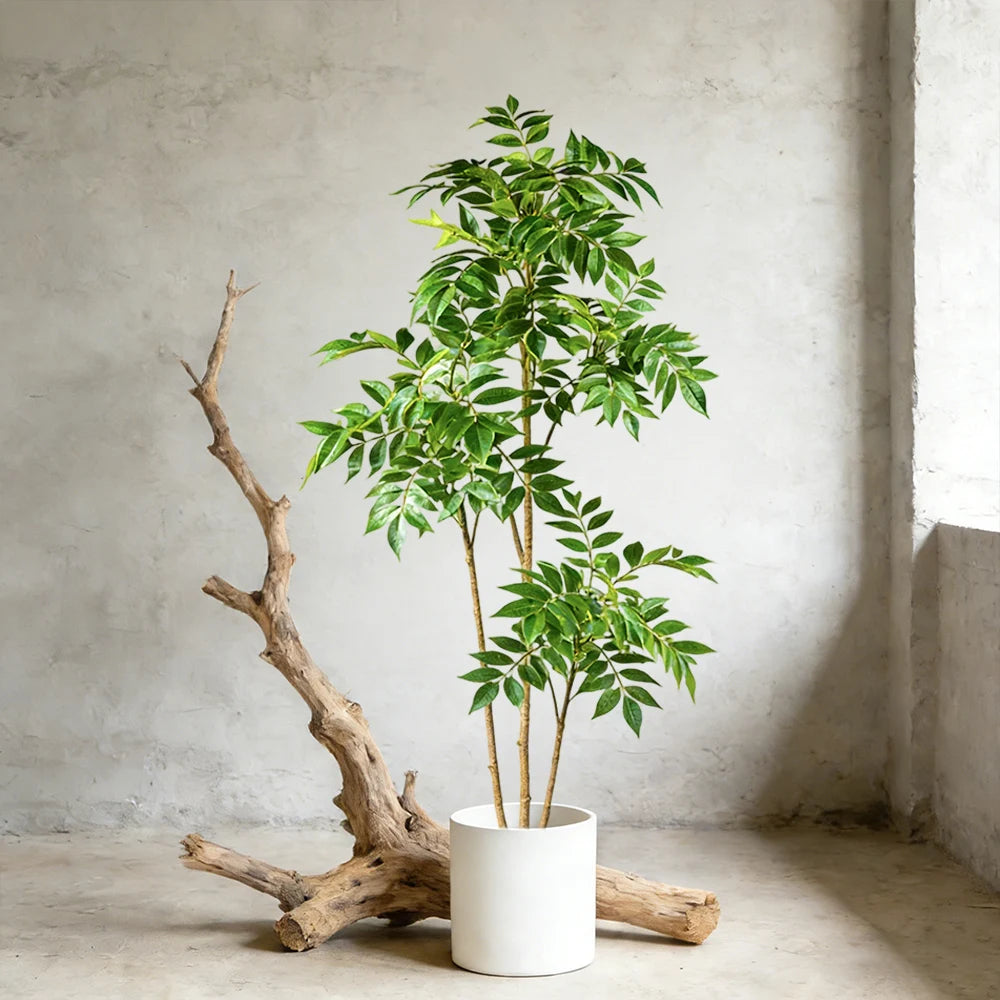 Ritadecor 76-140cm Artificial Ficus Large Fake Nandina