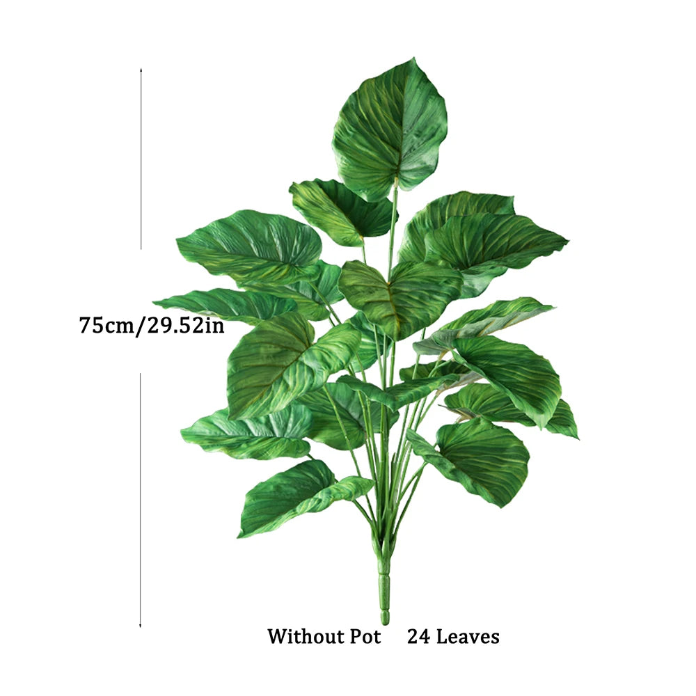 Ritadecor 47-75cm Artificial Palm Tree Fake Monstera