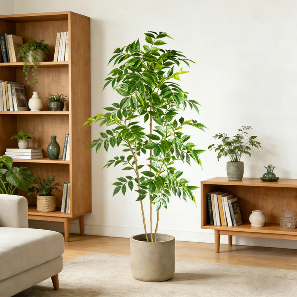 Ritadecor 76-140cm Artificial Ficus Large Fake Nandina