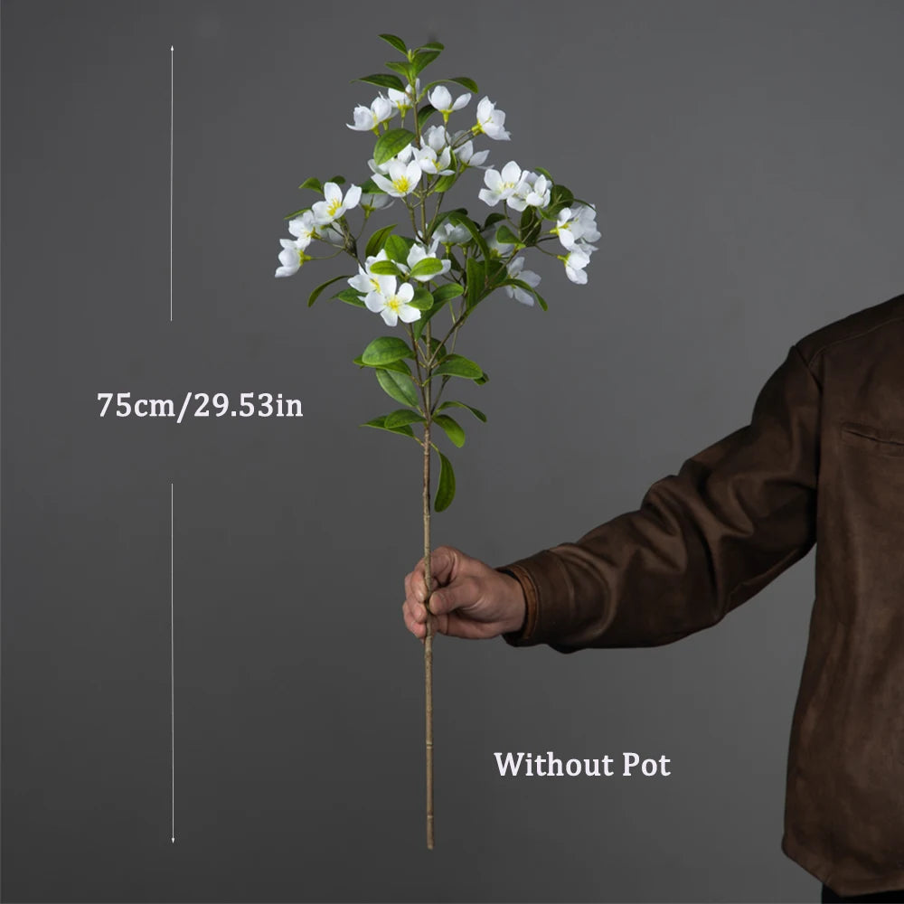 Ritadecor 75cm Artificial Myrtle Plant Fake Ficus Tree